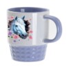 paard 3d plaatje mok cadeau naam paars lila