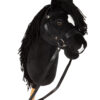 Hobbyhorse zwart small foot met bles en hoofdstel